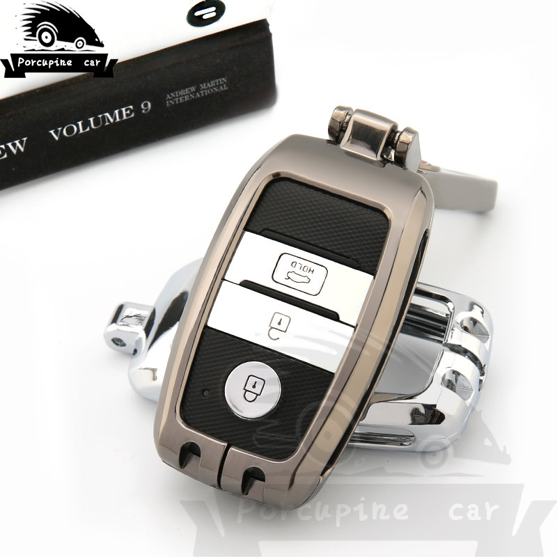 Daljinski ključ automobila od legure cinka, maska za pametni novčanik, navlaka za Kia K3 K4 K5 KX 2016 Sportage Ceed Sorento Cerato Optima