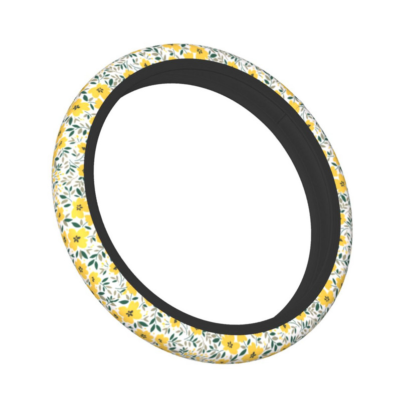 38 cm-es autó kormánykerék borításai Daisy Flower csúszásgátló autó dekoráció színes autótartozékok