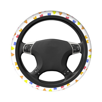 Καλύμματα τιμονιού 38 cm Roller Rabbit Universal Colorful Love Car-styling Elastische Car Accessories