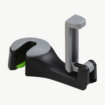 Γάντζος κρεμάστρας με βάση τηλεφώνου για προσκέφαλο μπροστινού καθίσματος αυτοκινήτου (2 σε 1)