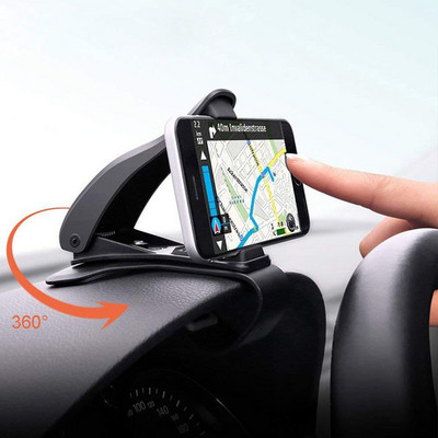 Držač za telefon u automobilu, univerzalna podesiva nadzorna ploča za navigaciju od 360 stupnjeva u automobilu, mobilna podrška, kopča, sklopivi držač, postolje za automobilski telefon