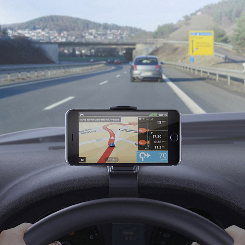 Držač za telefon u automobilu, univerzalna podesiva nadzorna ploča za navigaciju od 360 stupnjeva u automobilu, mobilna podrška, kopča, sklopivi držač, postolje za automobilski telefon