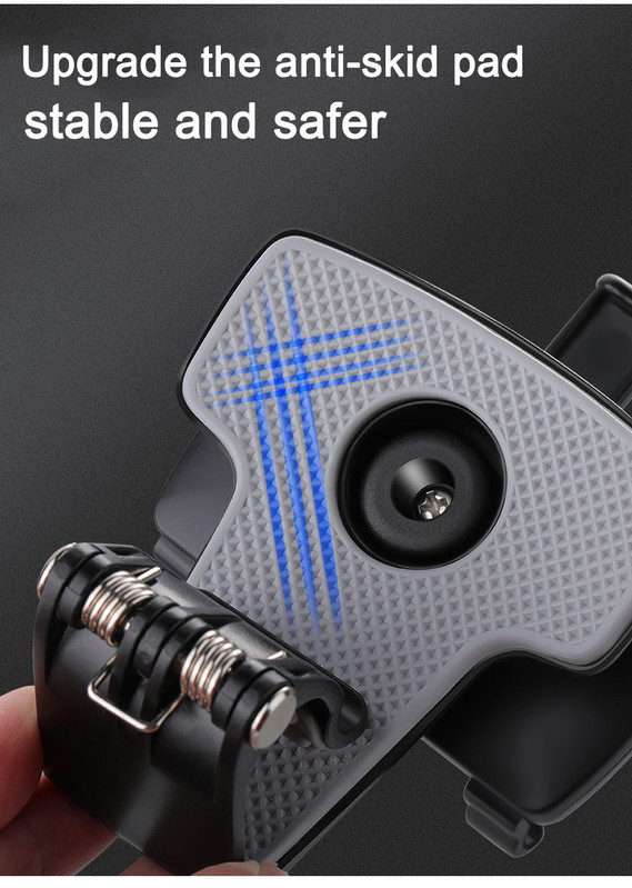 Autós telefontartó univerzális műszerfal Easy Clip csúszásgátló rögzítésű GPS kijelző konzol Állítható teleszkópos autós mobiltelefontartó