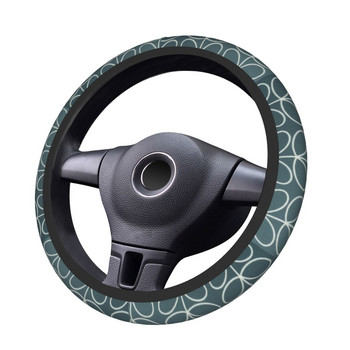37-38 Капак на волана на автомобила Orla Kiely Leaf Soft Simplicity Braid On the Steering Wheel Cover Auto Decoration Car Accessories