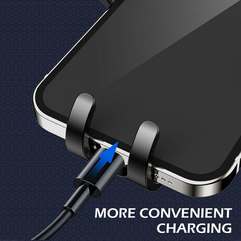 Suport universal pentru telefon auto cu cârlig Suport suport pentru ventilație Suport pentru clemă pentru telefon mobil Negru