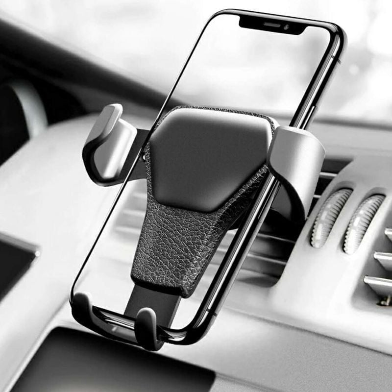 Univerzális Gravity autós telefontartó autós légtelenítő klipre szerelhető mobiltelefon-tartó Mobiltelefon állvány támogatása iPhone-hoz Samsunghoz