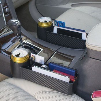 Държач за телефон за карти Универсален прибиране Подреждане Напитка Държач за авто органайзер SUV Джобна кутия за съхранение на кола Инструменти за съхранение в кола