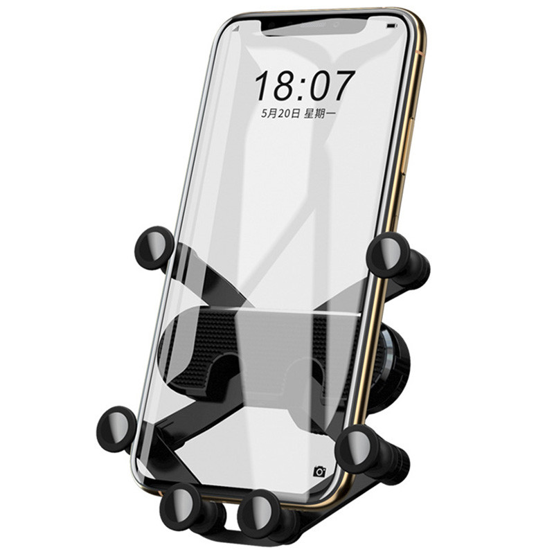 2022-es telefon autós tartó légszellőző Univerzális GPS konzol klip állvány Iphone 11 Xiaomi note 10 Gravity autós telefontartóhoz, automatikus