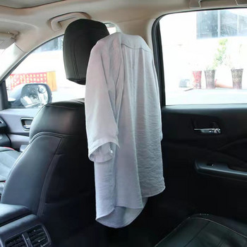 Κρεμάστρα αυτοκινήτου Ανοξείδωτο ατσάλι Στήριγμα ρούχων Αυτοκίνητο με κοστούμι πουκάμισο Ρούχα Εργαλείο στεγνώματος Καρέκλα Μαύρη κρεμάστρα Ρούχα αποθήκευσης