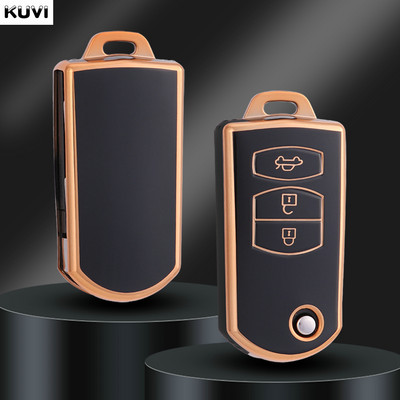 НОВ TPU 2 3 бутона Car Flip Key Case Cover Shell за Mazda 3 5 6 Series M6 RX8 MX5 Key Protector Fob Bag Bag Accessories
