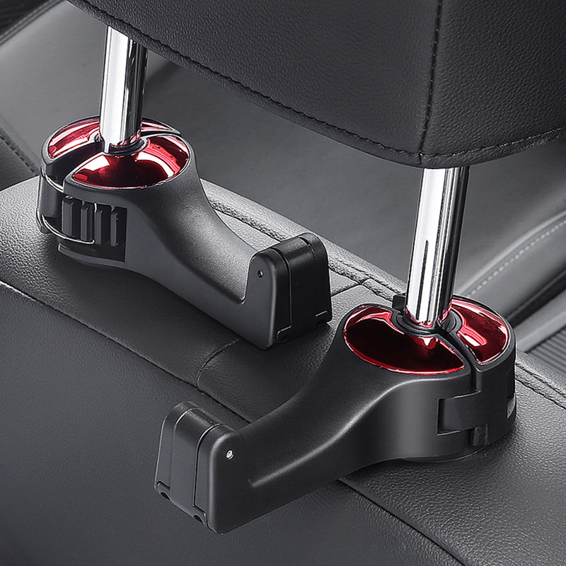 AOSHIKE automobilio galvos atramos kablys ir telefono laikiklis, sėdynės nugaros pakaba, skirta galinės sėdynės lopšio spaustukams, skirtiems kroviniams vežti
