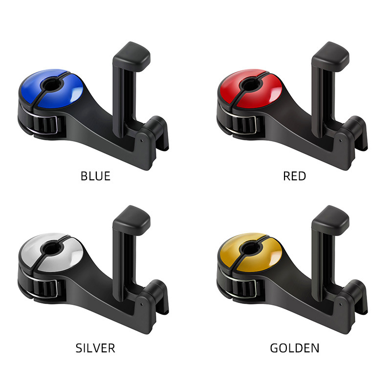 AOSHIKE automobilio galvos atramos kablys ir telefono laikiklis, sėdynės nugaros pakaba, skirta galinės sėdynės lopšio spaustukams, skirtiems kroviniams vežti