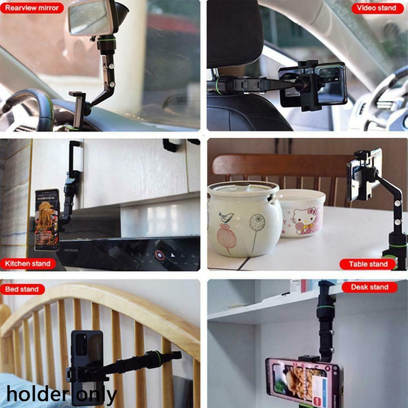 Suport pentru telefon pentru oglindă retrovizoare auto Suport pentru telefon Suport de navigație Gps pentru Suport pentru telefon inteligent cu lățime de 50-100 mm Suport reglabil Nou