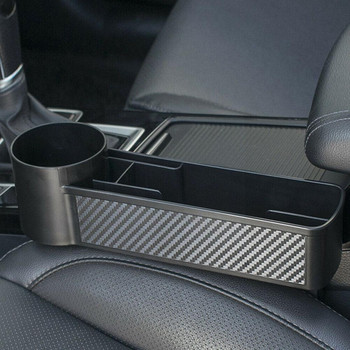 Εργαλεία αποθήκευσης αυτοκινήτου Μαύρο Auto Car Seat Seat Catcher Filler Organizer Τσέπη Κουτί τακτοποίησης Θήκη για ποτό τσέπη Αποθήκευση SUV Stora D1W3