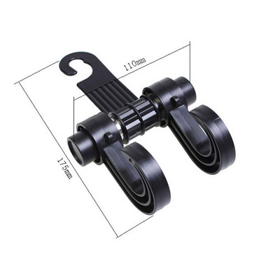 1 kom višenamjenska metalna kuka za naslon autosjedalice za 180 stupnjeva, naslon za glavu, vješalica, torba, držač kuke