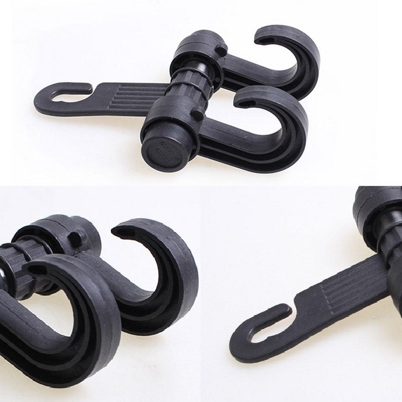 1 kom višenamjenska metalna kuka za naslon autosjedalice za 180 stupnjeva, naslon za glavu, vješalica, torba, držač kuke