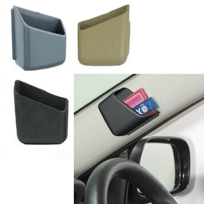 2 buc Negru Universal Car Phone Organizer Geanta de depozitare Cutie tigari Suport ochelari Accesorii Piese Car Styling Universal