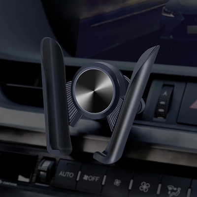 Автомобилен телефон Gravity Holder Stand Cell Air Vent Mount Support For iPhone 8 X Samsung s20 Car Rotation 360 Auto Grip Автомобилни аксесоари