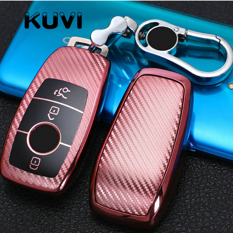 Tpu automobilio nuotolinio valdymo pulto rakto dangtelio korpusas, skirtas Mercedes Benz ACESG GLS CLA klasė W213 W177 W205 W222 X167 W177 AMG priedai