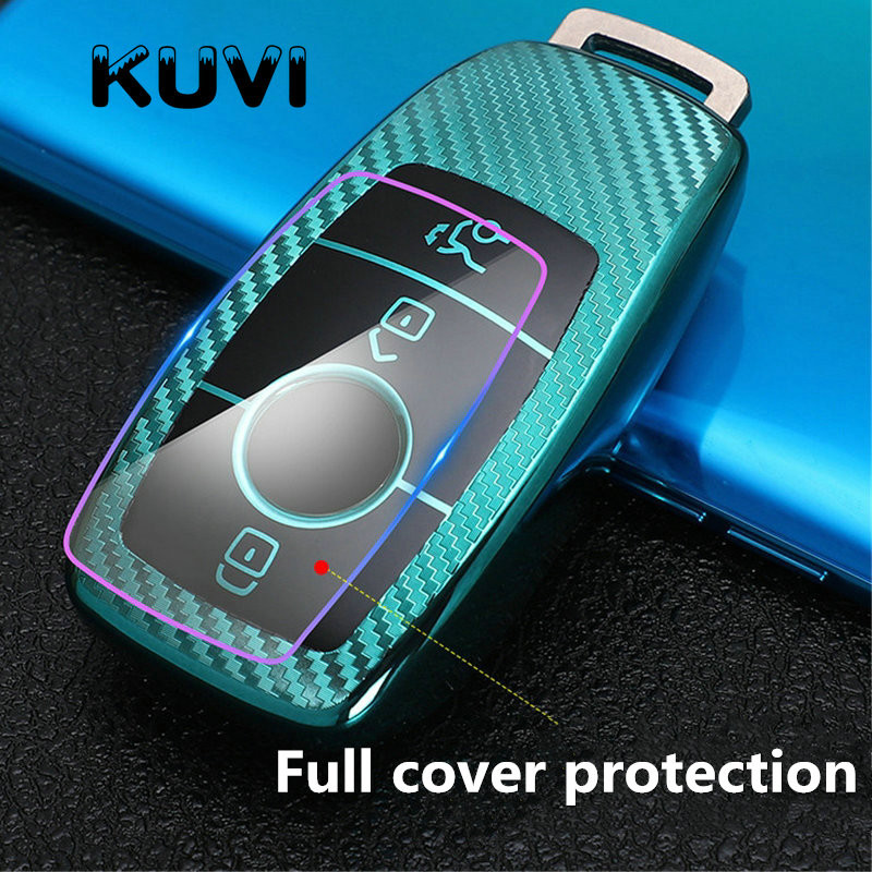 Tpu automobilio nuotolinio valdymo pulto rakto dangtelio korpusas, skirtas Mercedes Benz ACESG GLS CLA klasė W213 W177 W205 W222 X167 W177 AMG priedai