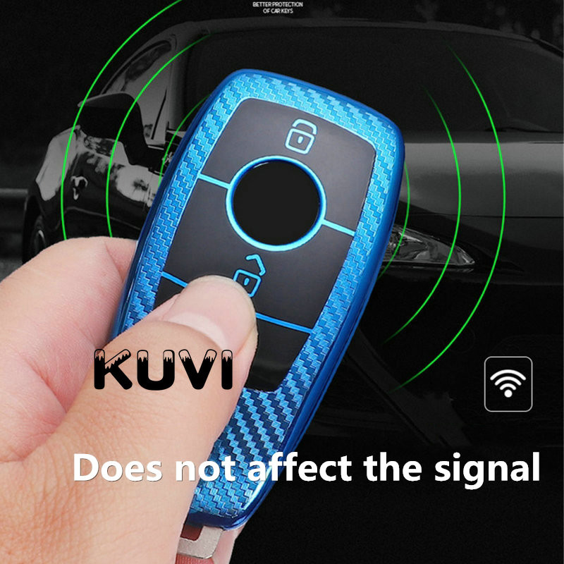 Tpu automobilio nuotolinio valdymo pulto rakto dangtelio korpusas, skirtas Mercedes Benz ACESG GLS CLA klasė W213 W177 W205 W222 X167 W177 AMG priedai