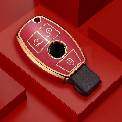 TPU puzdro na diaľkový kľúč od auta, kryt pre Mercedes Benz ACESG triedy GLA CLA GLK GLC W204 W463 W176 W251 W205, ochranný držiak