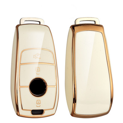 TPU automobilio nuotolinio rakto dėklo dangtelis, skirtas Mercedes Benz ACESG klasės GLC CLE CLA W177 W205 W213 W222 X167 AMG apsauginio laikiklio