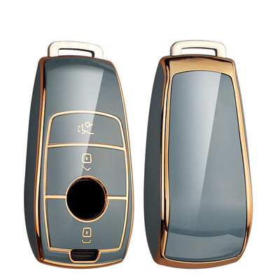 TPU automobilio nuotolinio rakto dėklo dangtelis, skirtas Mercedes Benz ACESG klasės GLC CLE CLA W177 W205 W213 W222 X167 AMG apsauginio laikiklio