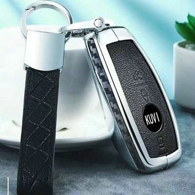 Din aliaj de zinc + carbon/lemn husă pentru chei de mașină geantă de protecție pentru Mercedes Benz ACESG GLS Class W177 W205 W213 W222 G63