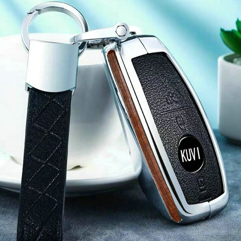 Din aliaj de zinc + carbon/lemn husă pentru chei de mașină geantă de protecție pentru Mercedes Benz ACESG GLS Class W177 W205 W213 W222 G63