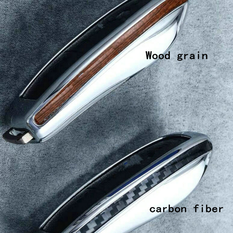 Din aliaj de zinc + carbon/lemn husă pentru chei de mașină geantă de protecție pentru Mercedes Benz ACESG GLS Class W177 W205 W213 W222 G63