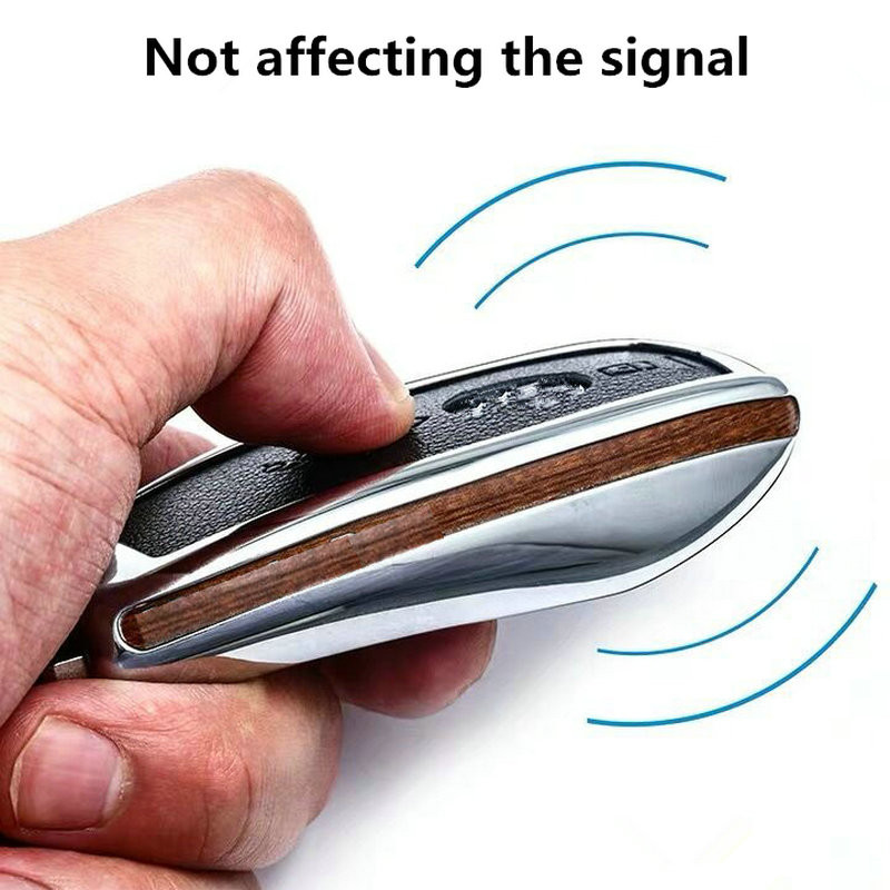 Din aliaj de zinc + carbon/lemn husă pentru chei de mașină geantă de protecție pentru Mercedes Benz ACESG GLS Class W177 W205 W213 W222 G63