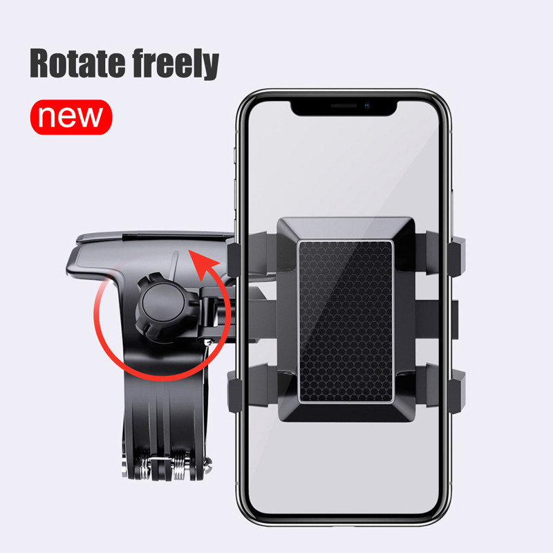 Uus 360-kraadine autotelefoni hoidik, universaalne nutitelefoni alus