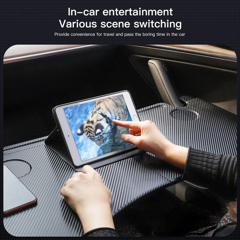 YZ za Tesla Model 3 2021 Stol Stol Upravljač automobila Laptop Ladica za Tesla Model3 2022 ModelY Stol za hranu Prijenosni uredski stol