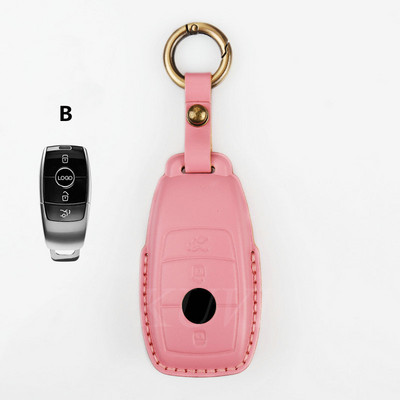 Kožna maska za ključeve automobila Shell Zaštitna torba za Mercedes Benz ACESG GLS klasa W177 W205 W213 W222 G63 X167 Maybach