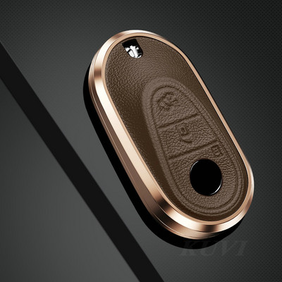 Husă pentru chei de mașină din piele din aliaj pentru carcasă Fob pentru Mercedes Benz W223 Clasa S300 S350 S450 S500 2020 2021 2022 Accesorii