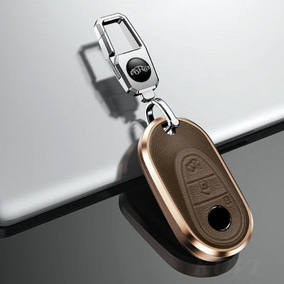 Husă pentru chei de mașină din piele din aliaj pentru carcasă Fob pentru Mercedes Benz W223 Clasa S300 S350 S450 S500 2020 2021 2022 Accesorii