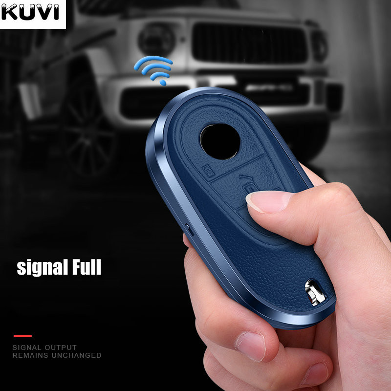 Husă pentru chei de mașină din piele din aliaj pentru carcasă Fob pentru Mercedes Benz W223 Clasa S300 S350 S450 S500 2020 2021 2022 Accesorii