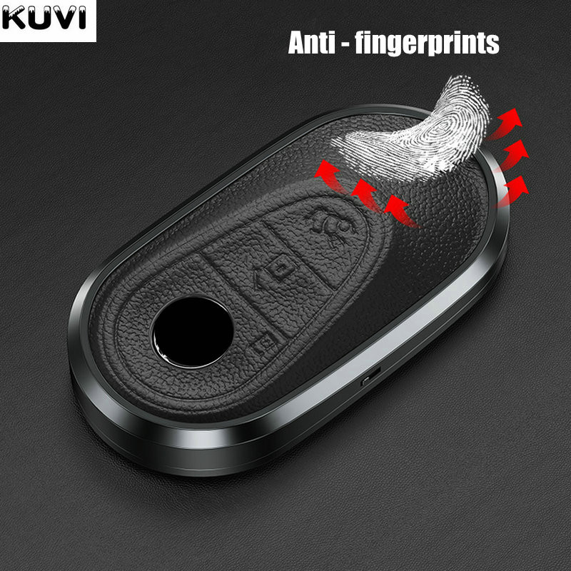 Husă pentru chei de mașină din piele din aliaj pentru carcasă Fob pentru Mercedes Benz W223 Clasa S300 S350 S450 S500 2020 2021 2022 Accesorii