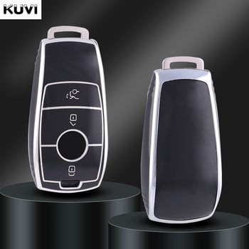 TPU Car Remote Key Case Cover Shell за Mercedes Benz ACESG клас GLC CLE CLA GLB GLS W177 W205 W213 W222 X167 AMG ключодържател