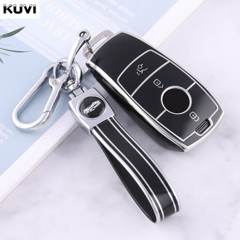 TPU Car Remote Key Case Cover Shell за Mercedes Benz ACESG клас GLC CLE CLA GLB GLS W177 W205 W213 W222 X167 AMG ключодържател