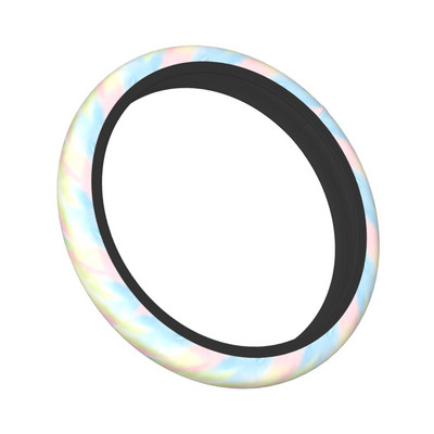 Ακουαρέλα Πολύχρωμο κάλυμμα τιμονιού αυτοκινήτου 37-38 Αντιολισθητικό Elastische Αξεσουάρ αυτοκινήτου με στυλ αυτοκινήτου