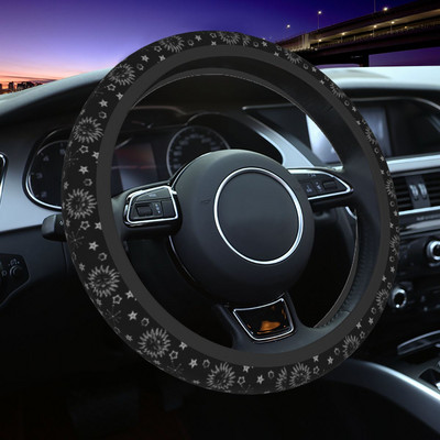 Retor Sun Moon Cool automobilio vairo dangtis 37-38 elastinis vairo apsauginis dangtelis Elastische automobilių salono priedai