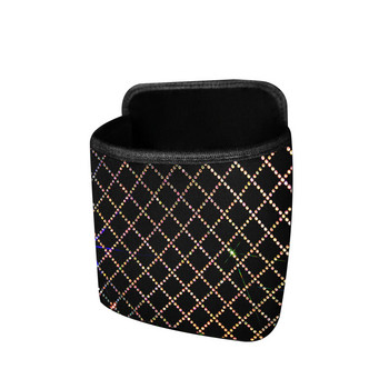 Universal Car Rhinestone Storage Bag Auto Organizer Crystal Leather Seat Car Seat Filler Organizer Αξεσουάρ διακόσμησης αυτοκινήτου για κορίτσια