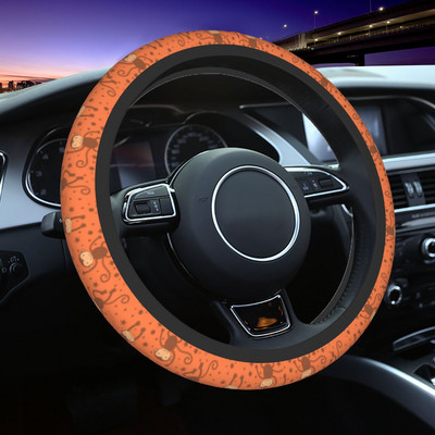 37-38 Καλύμματα τιμονιού Monkey Animal Universal Car-styling Κατάλληλα αξεσουάρ αυτοκινήτου