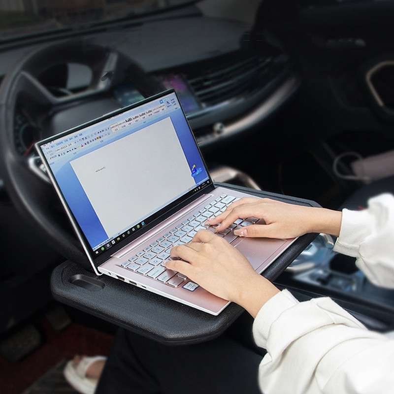Univerzális autós asztal kormánykerék enni munka kosár ital kávéáru tartó tálca autó laptop számítógép asztali állvány ülőasztal