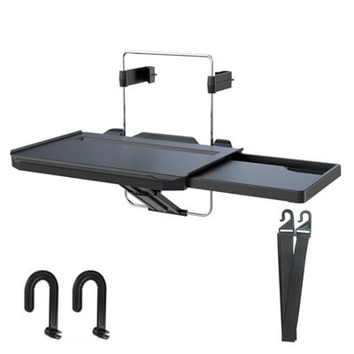 Επιτραπέζιο τιμόνι αυτοκινήτου Δίσκος καθίσματος Τραπέζι βάσης για φορητό υπολογιστή αυτοκινήτου Κρυφό γραφείο Universal θήκη για ταμπλέτες για φαγητό Σπουδές ταξίδια