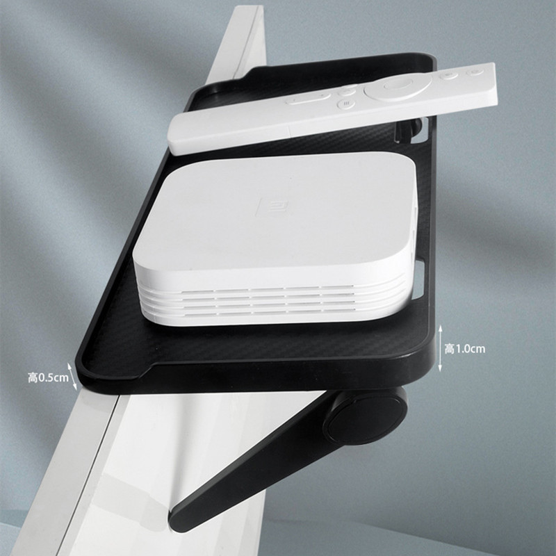 Ecran TV reglabil Raft superior Ecran de birou Monitor de computer Raft de stocare superior Cutii media Router Depozitare Organizator de birou acasă