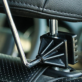 Универсална закачалка за автомобилни палта Автоматична задна седалка Облегалка за глава Дрехи Костюми Ризи Поставка за яке Кука Аксесоари от неръждаема стомана Стил на автомобила