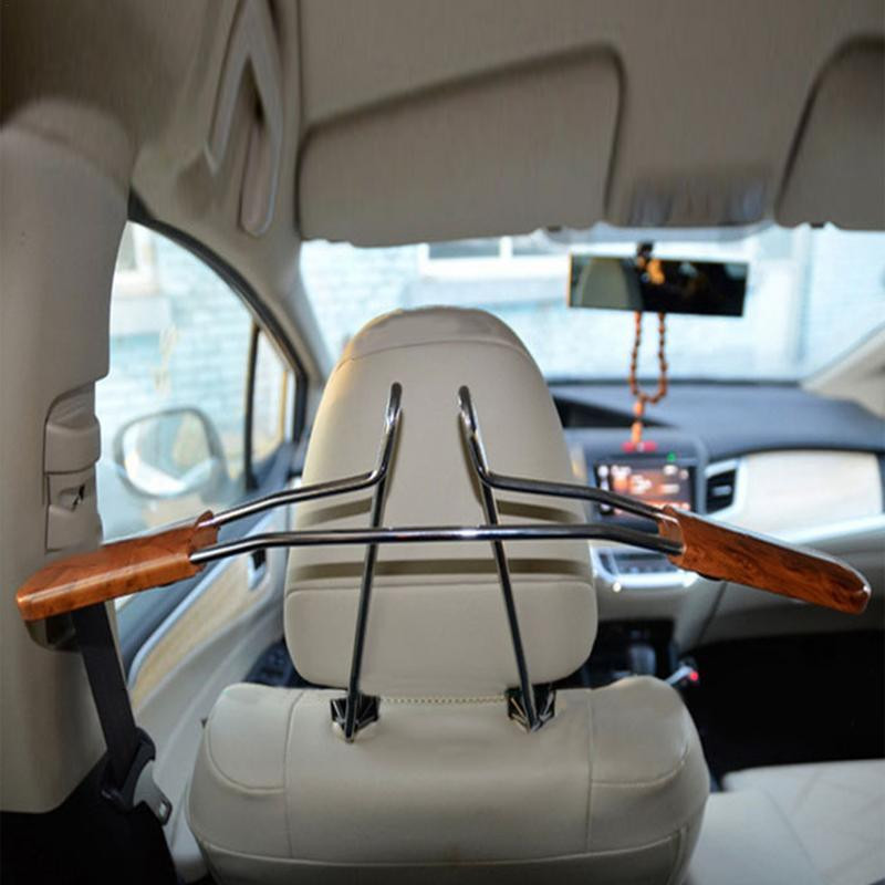 Univerzális autós kabátakasztó Auto hátsó ülés fejtámla Ruhák öltönyök kabáttartó kampó rozsdamentes acél kiegészítők autóformázás